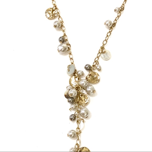 Ann taylor LOFT Jewelry - Ann Taylor Loft Pearl bead Lariat Necklace NWT 39